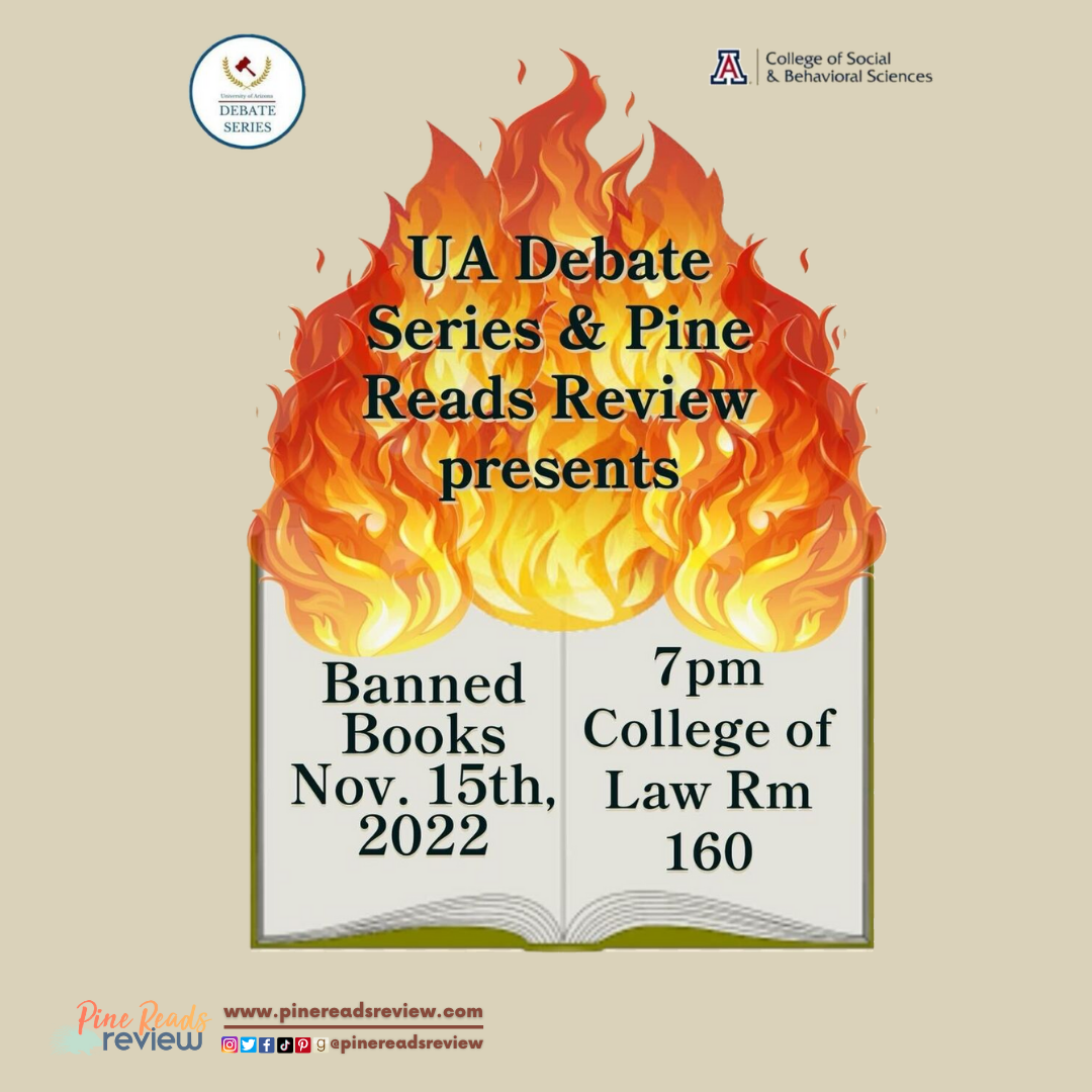 PRR & UA Debate Series' panel on Book Banning & Censorship, featuring authors and educators across the nation!